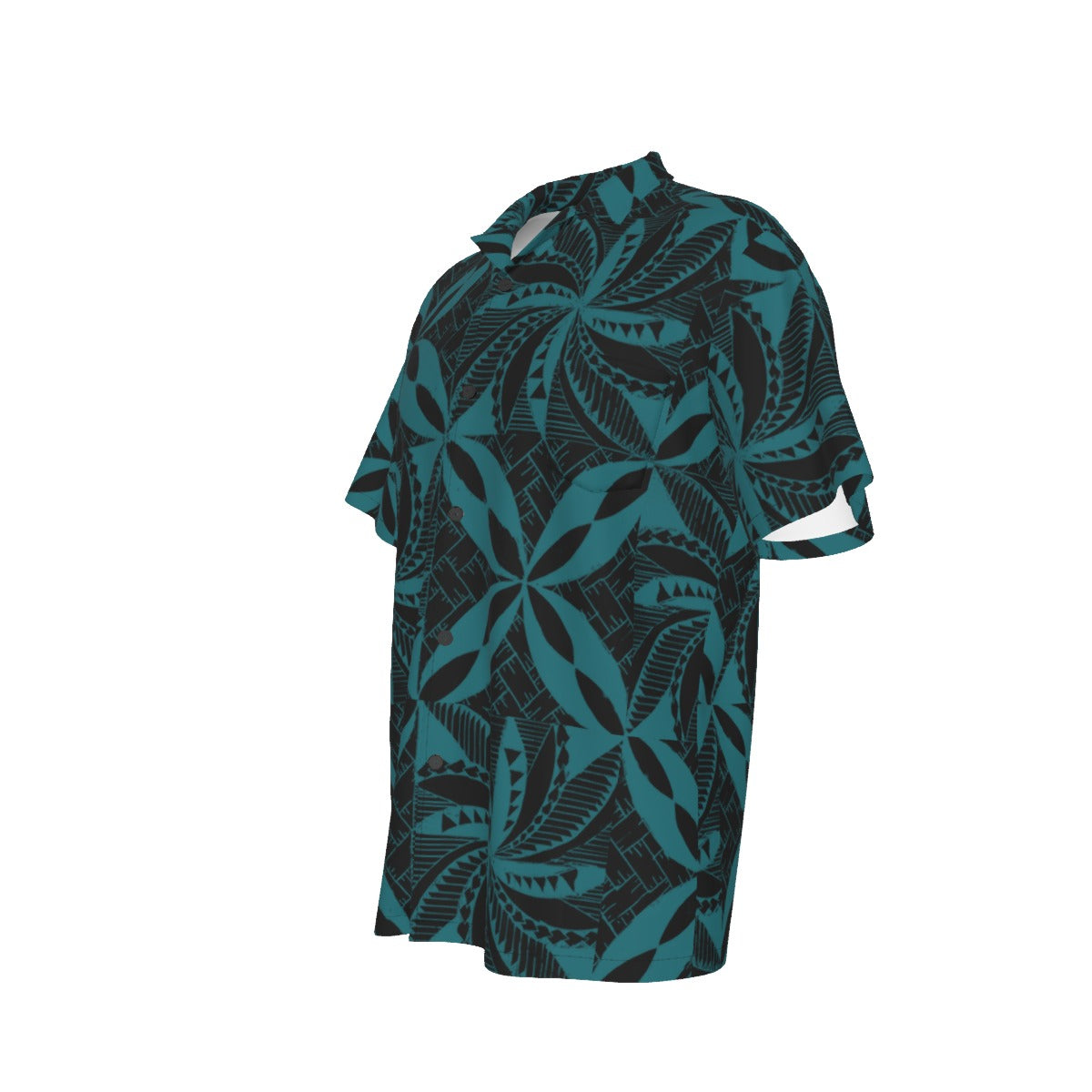 Tapa Men's Aloha Shirt Blue