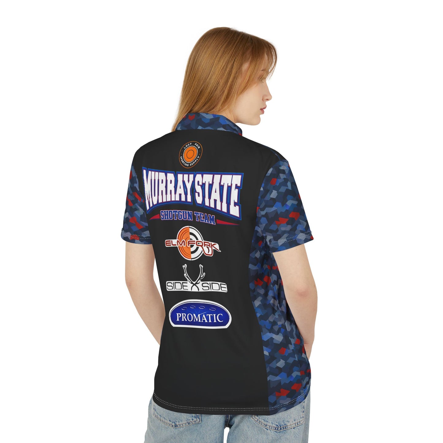 Murray State DestroHex Cam on Black Polo