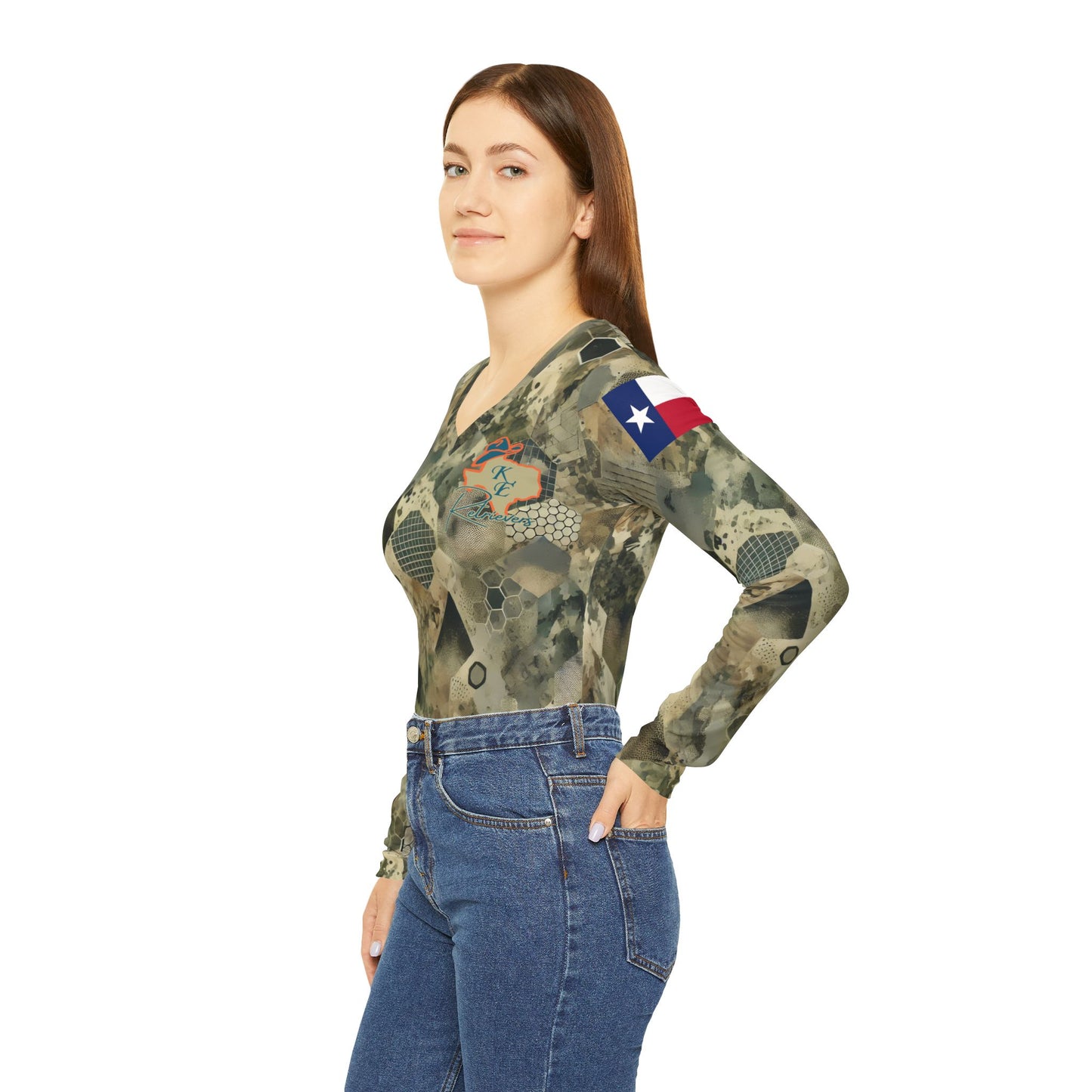 KE Retrievers Women's Chameleonic Cam Sun Shirt