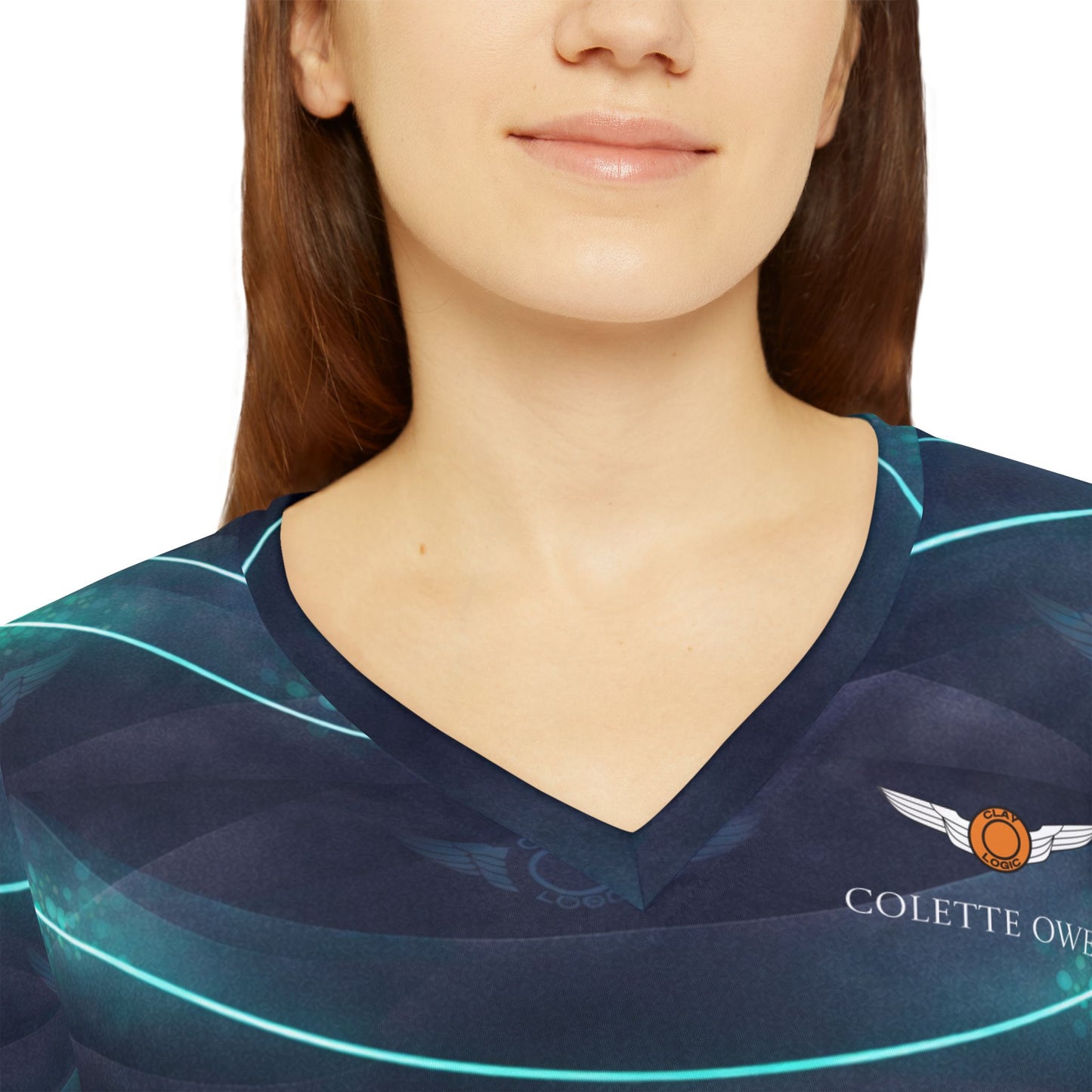 Clay Logic FlowState V Neck Tee