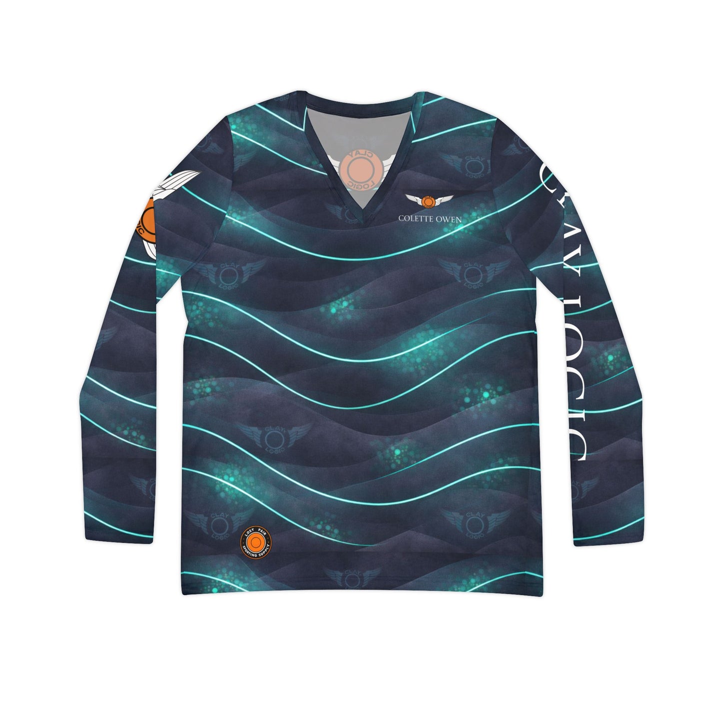 Clay Logic FlowState V Neck Tee