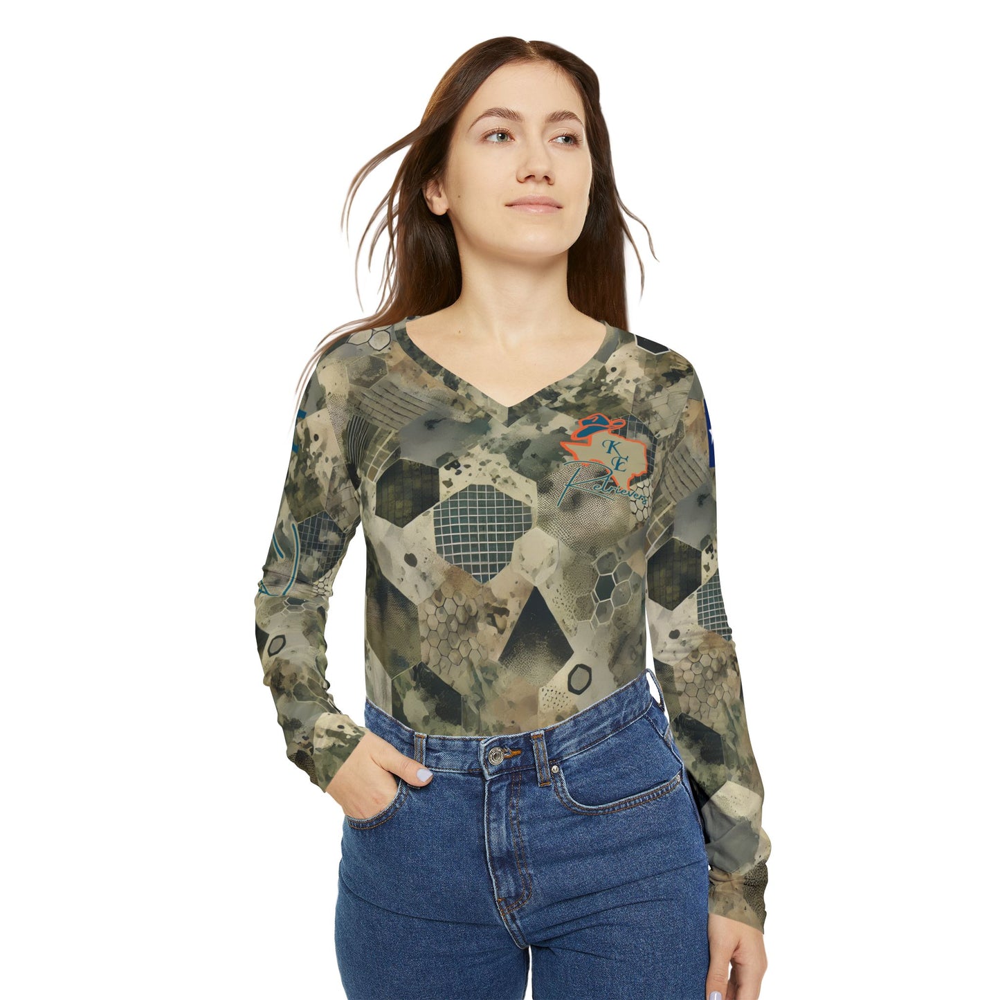 KE Retrievers Women's Chameleonic Cam Sun Shirt
