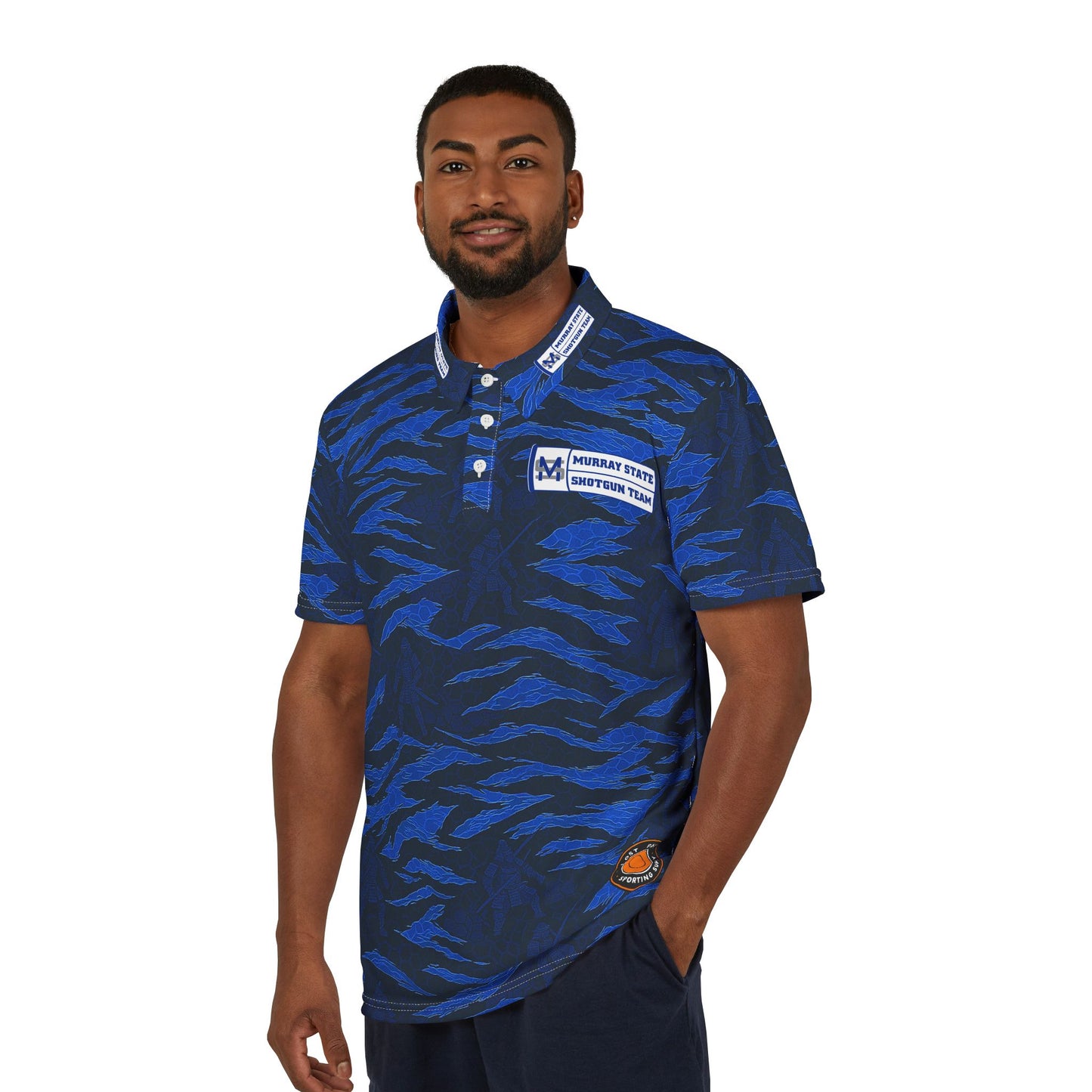 Murray State Shogun Shadow Cam Blue Polo