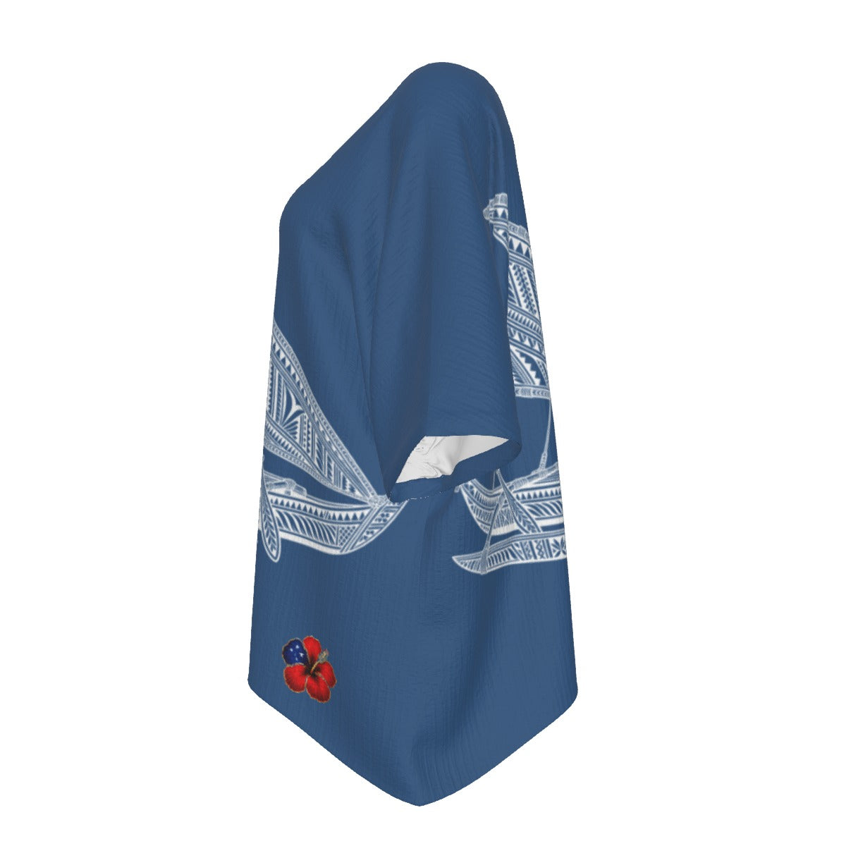 Va'a Tatau Tunic Tee Blue