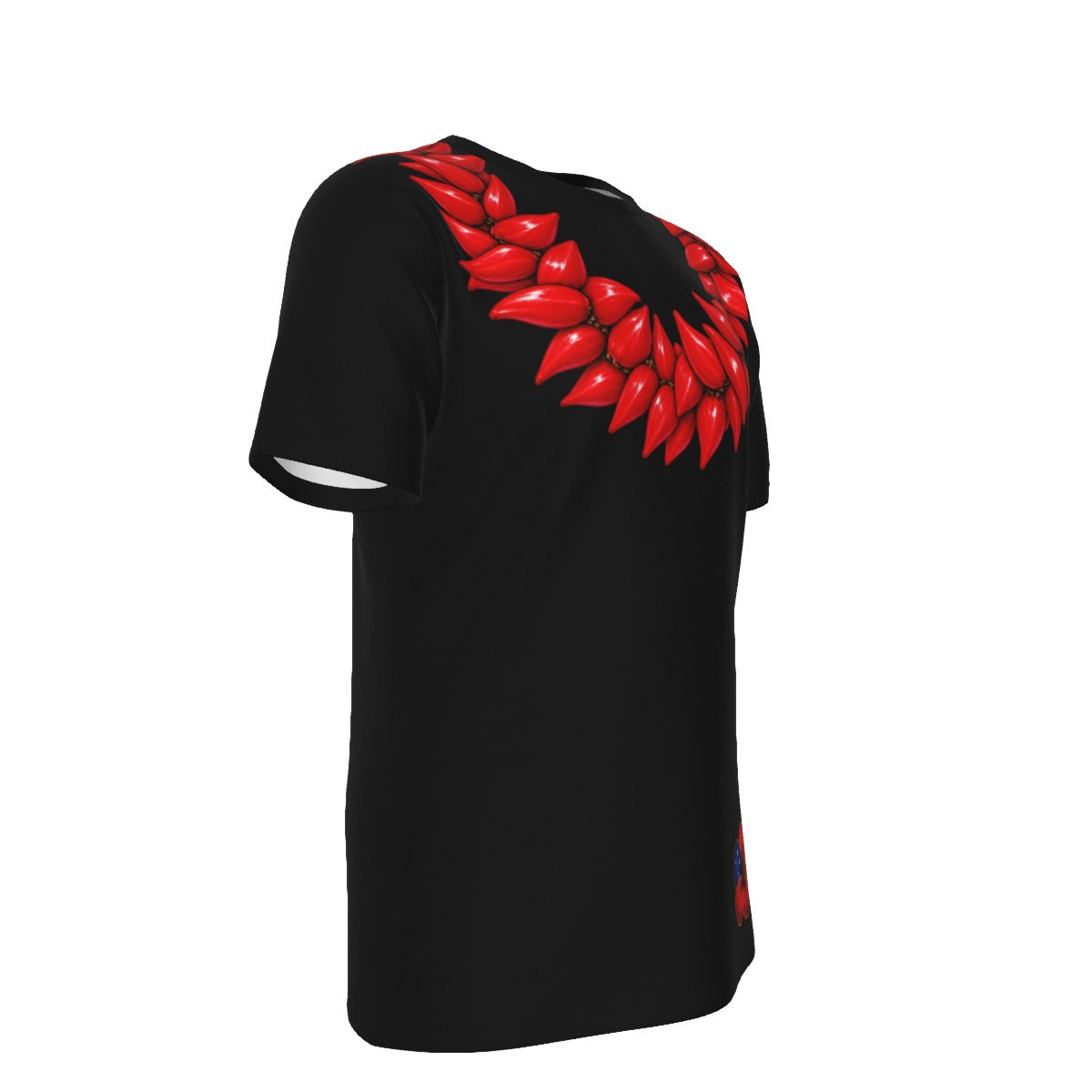 Ula Fala (Red) Lei Tee Men's Black