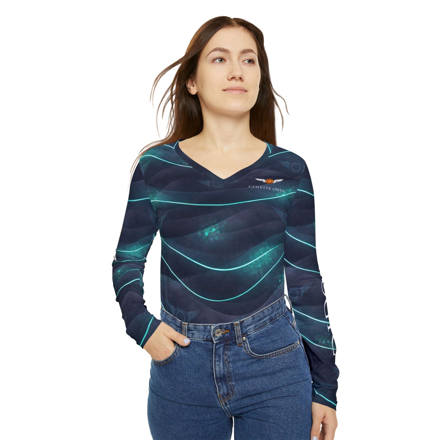 Clay Logic FlowState V Neck Tee
