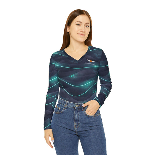 Clay Logic FlowState V Neck Tee